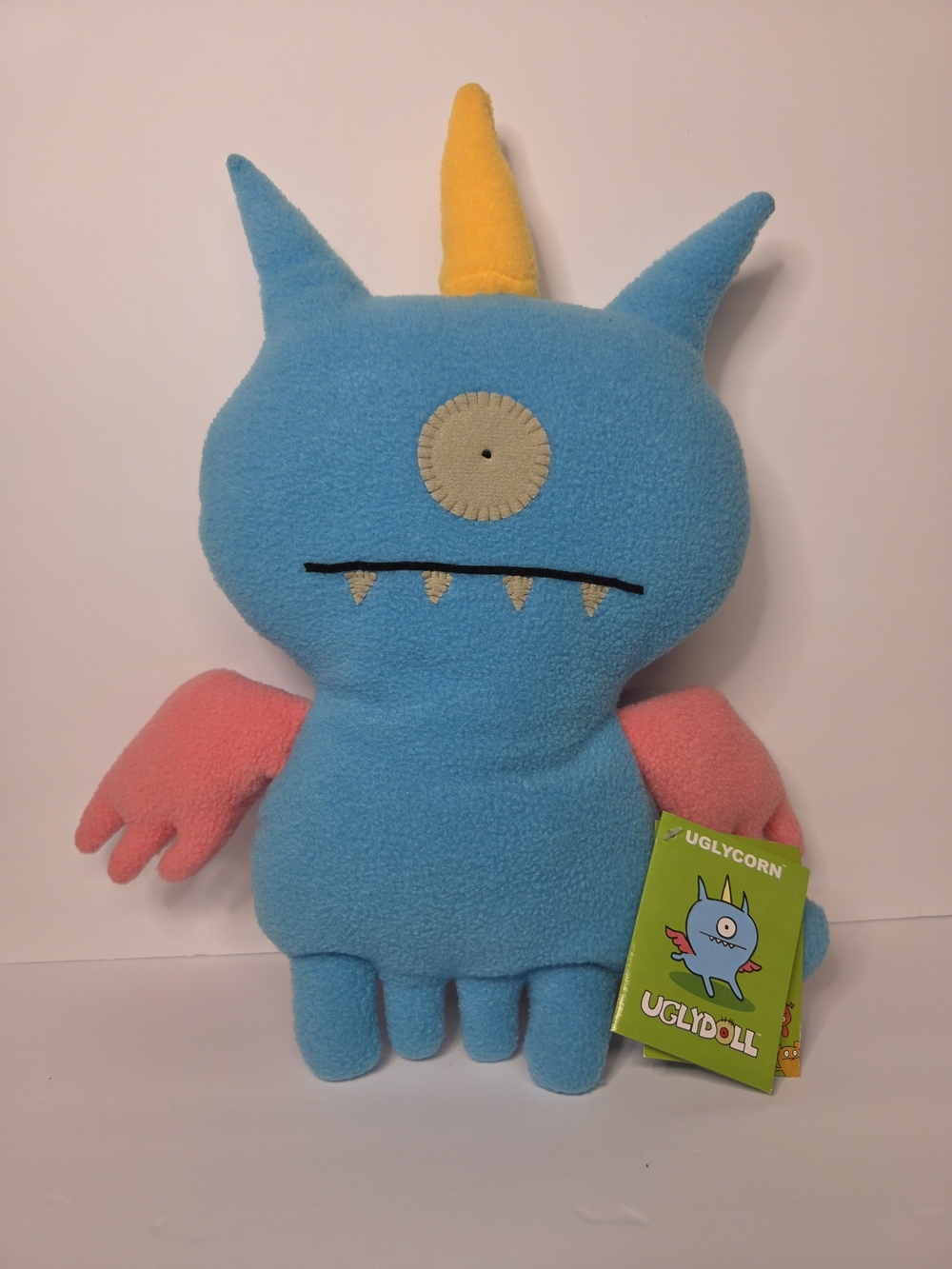 Uglycorn Plush Toy - Blue with Pink Arms
